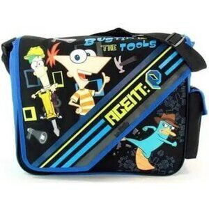 Disney Phineas and Ferb Perry Platypus Bustin Messenger Bag NWT​​